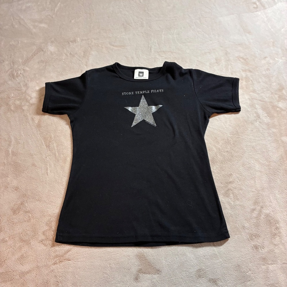 VTG 2000 Stone Temple Pilots No 4 Tour Shirt L Winterland STP Band Tee Baby Doll